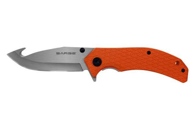 Knives Sarge Knives Ready Series SARGE ADRENALINE - SPRING ASSIST FOLDING GUT HOOK